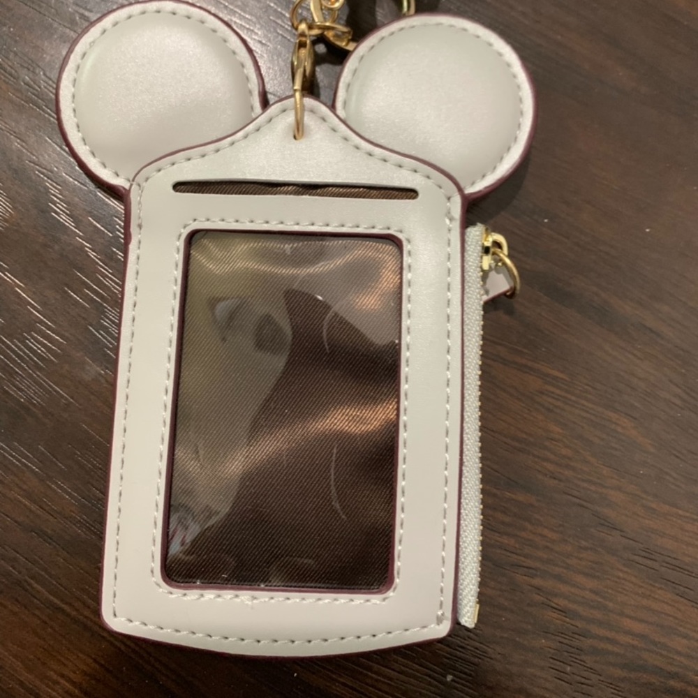 Mickey card holder lanyard